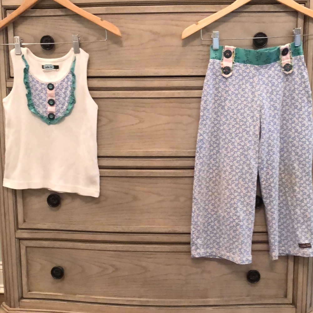 Matilda Jane tank and pants outfit